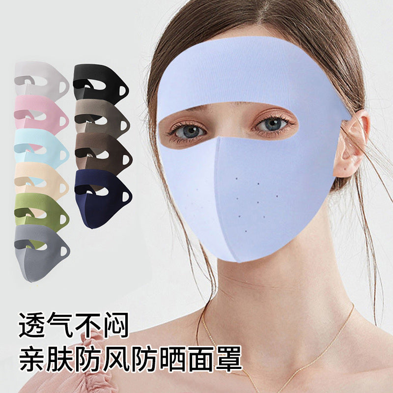 Full Face Sun Protection Mask for Men, Breathable Outdoor Cycling UV-Resistant Dustproof Windproof Cold Weather Balaclava