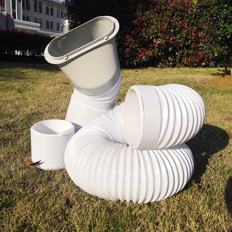 Portable AC Exhaust Hose, Flexible and Extendable Air Conditioner Vent Tube, 130-150mm Diameter