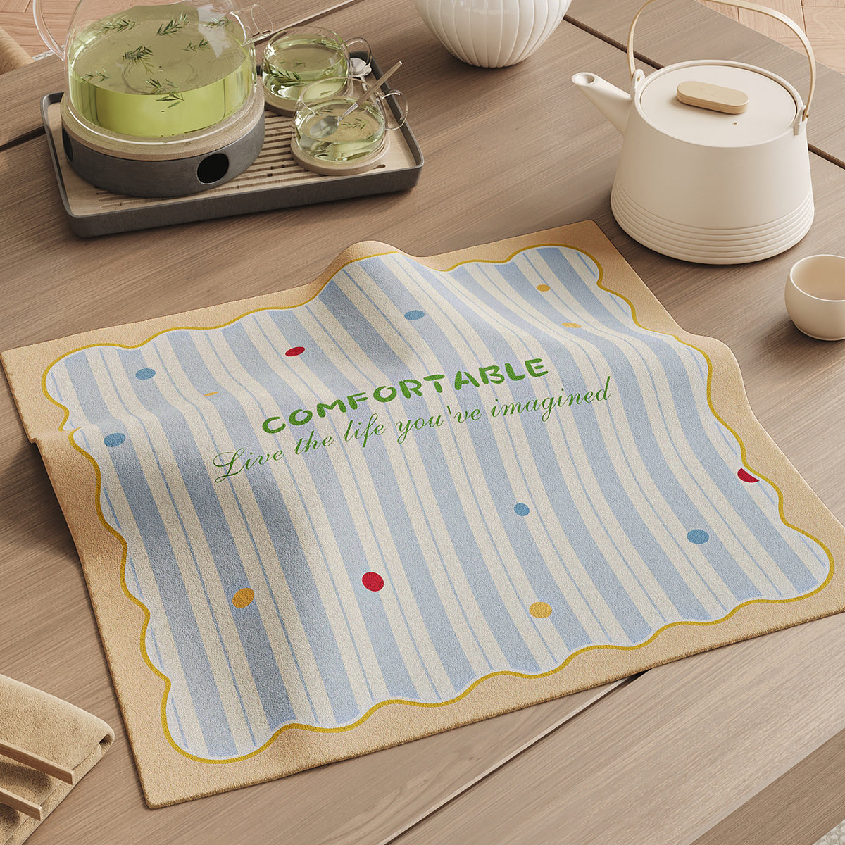 Air Fryer Microwave Oven Dust Cover Tea Tray Appliance Protector Cloth