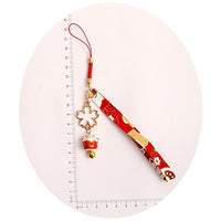 Japanese Lucky Cat Phone Charm & Keychain Pendant