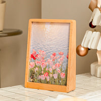 Trapezoid Acrylic Double-Sided Photo Frame for Display and DIY Art
