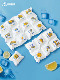 Reusable Food-Grade Ice Pack Sheets for Shipping and Refrigeration, Self-Absorbing, Disposable or Reusable
