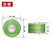 Multicolor Ombre Waxed Polyester Thread for DIY Craft and Sewing