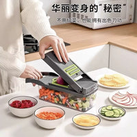 Multi-functional Vegetable Slicer Dicer Grater for Kitchen, Potato Shredder and Onion Chopper