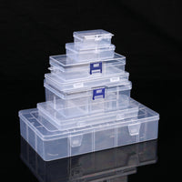 Clear Plastic Storage Box for Small Items, Tools, Samples, and Stationery