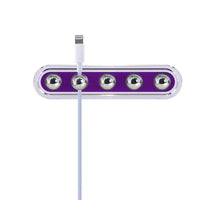 Magnetic Stainless Steel Cable Organizer for Desk and Car