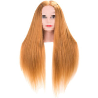Mannequin Head for Hair Styling Practice with Human Hair