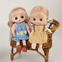 1:12 Miniature Dollhouse Woven Rattan Furniture for BJD OB11 Dolls