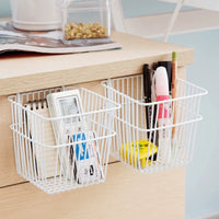Under-Shelf Storage Basket for Desk, Refrigerator, Wardrobe - No-Drill Organizer