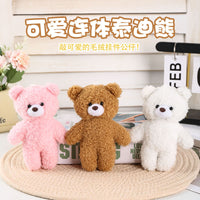 Cute Teddy Bear Keychain Bag Charm Plush Toy for Kids Gifts and Decorations