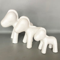 DIY Foam Bear, Rabbit, Dog, Unicorn Models for Rose Flower Crafts