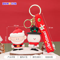 Cute Christmas Series Keychain Pendant for Bags and Gifts