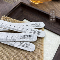 Professional Nail File Emery Board with Scale for Manicure Pedicure