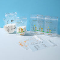 Portable Disposable Breast Milk Storage Bags for Travel, Large Capacity, Leak-Proof