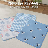 Pet Cooling Mat for Dogs and Cats, Summer Ice Silk Sleeping Pad for Kennels and Floors