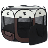 Foldable Octagonal Pet Playpen Tent for Cats and Small Animals, Portable Outdoor/Indoor Cat Enclosure