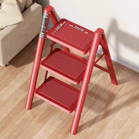 Foldable Telescopic A-Frame Ladder, Heavy-Duty Multi-Functional Step Stool for Home Use