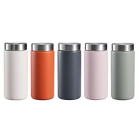 Mini 316 Stainless Steel Vacuum Insulated Water Bottle, 200ml Portable Pocket-Sized Thermos for Kids and Students