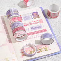 Oil Painting Style Journal Gift Set for Students and Girls, Aesthetic Notebook with Butterfly Theme, Stationery Set