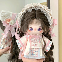 20cm Cotton Doll Ancient Style Outfit Set - Chinese Traditional Clothing for Plush Dolls