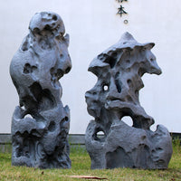 Chinese Taihu Rock Mountain Ornament for Outdoor Garden and Hotel Decor