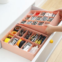 Heavy-Duty Multi-Compartment Plastic Storage Box for Hardware Tools and Parts