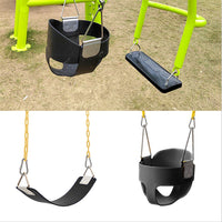 Non-Slip Silicone Swing Seat with Built-in Steel Plate for Indoor Outdoor Use