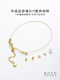 18K Gold Plated DIY Jewelry Findings for Bracelets and Necklaces