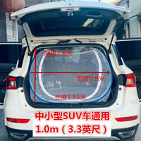 Portable SUV Car Tailgate Mosquito Net Tent for Camping and Travel