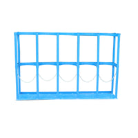 Laboratory Gas Cylinder Holder Rack for 8-40L Oxygen Acetylene Nitrogen Tanks