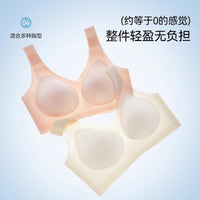 Women's Seamless Wireless Bralette with Wide Straps, Anti-Sagging, Thin Summer Comfort
