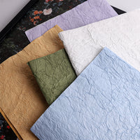 Textured Stone Pattern Floral Wrapping Paper for Bouquets, 57x57cm, 5 Sheets/Pack