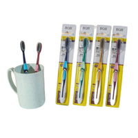 Adult Soft Bristle Toothbrush Set for Daily Oral Hygiene