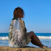 Snow Leopard Mountain Animal Quick Dry Beach Towel for Travel, Pool, Yoga, Gym, Sports