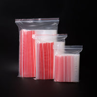 Clear PE Self-Sealing Stand-Up Bags for Food, Jewelry, and Apparel Packaging
