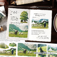 Infeel.Me 'Life is a Wilderness' Washi Tape for DIY Scrapbooking and Decoration
