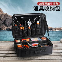 Fishing Tackle Bag Multi-functional Oxford Cloth Storage Case for Fishing Gear