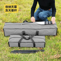 Thickened Oxford Cloth Outdoor Camping Table Tent Storage Bag Waterproof Fishing Long Strip Organizer