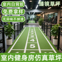 Artificial Grass Turf for Indoor Gyms & Sports Fields, Realistic Synthetic Lawn Carpet for Decoration