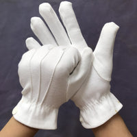 Cotton/Polyester Three-Seam Snap/No-Snap Etiquette Gloves for Drivers & Conductors