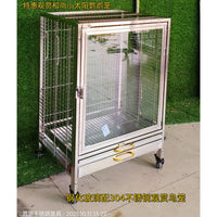 304 Stainless Steel Bird Cage for Parrots and Small Birds