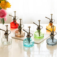 Colored Glass Spray Bottle for Indoor Gardening, Succulents, and Potted Plants