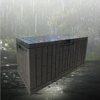 Outdoor Garden Patio Plastic Storage Cabinet Waterproof Wear-Resistant Storage Box Organizer