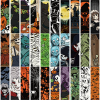 30-Pack Halloween Series Paper Bookmarks for Reading & Decoration