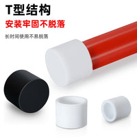 High-Temperature Resistant Silicone Rubber End Caps for Round Tubes