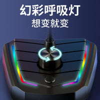 USB Gaming Microphone with Noise Reduction for Desktop Live Streaming and Voice Chat
