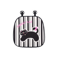 Cartoon Cat Plush Car Seat Cushion Set for Winter Warmth and Comfort