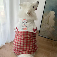 Christmas Dog Dress Cartoon Pet Clothes for Small Medium Large Dogs