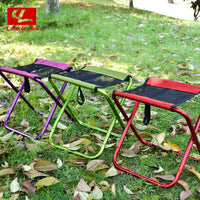 Portable Aluminum Alloy Folding Stool for Outdoor Camping Fishing Hiking
