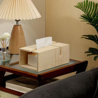 Modern Luxury Resin Tissue Box for Living Room Decor